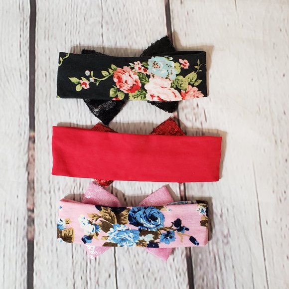 Bundle of Big Bow Headbands - Picture 5 of 8